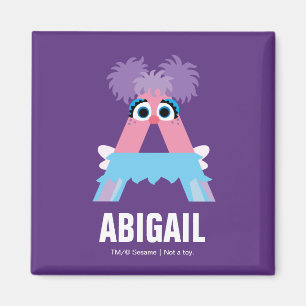 Sesame Street   A is voor Abby Magneet