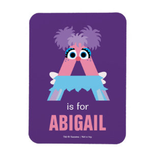 Sesame Street   A is voor Abby Magneet