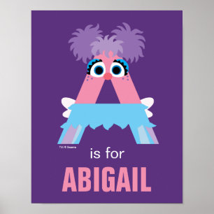 Sesame Street   A is voor Abby Poster