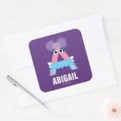 Sesame Street | A is voor Abby Vierkante Sticker (Envelop)