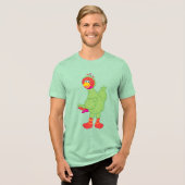 Sesame Street Abelardo Montoya Tri-Blend Shirt (Voorkant volledig)