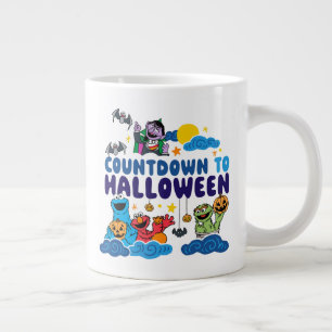 Sesame Street Aftellen tot Halloween Grote Koffiekop