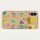 Sesame Street Appartementramen Patroon Case-Mate iPhone Case (Achterkant (horizontaal))