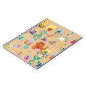 Sesame Street Appartementramen Patroon Notitieboek (Linkerzijde)
