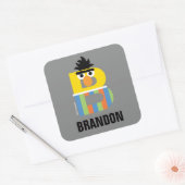 Sesame Street | B is voor Bert Vierkante Sticker (Envelop)