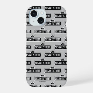 Sesame Street   B&W Logo iPhone 15 Case