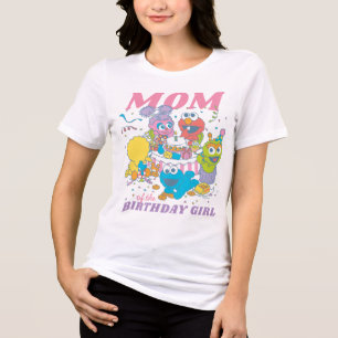 Sesame Street   Baby's Eerste Verjaardag - Moeder Tri-Blend Shirt