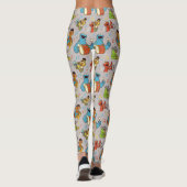 Sesame Street Band Gray Pattern Leggings (Achterkant)