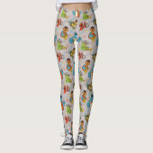 Sesame Street Band Gray Pattern Leggings (Voorkant)