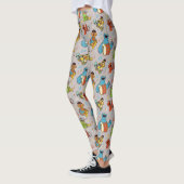Sesame Street Band Gray Pattern Leggings (Links)