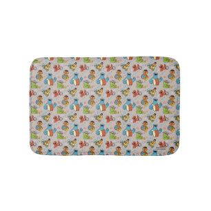Sesame Street Band Grey Pattern Badmat