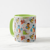 Sesame Street Band Grey Pattern Mok (Voorkant links)