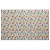 Sesame Street Band Grey Pattern Stof (Fat Quarter)