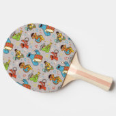 Sesame Street Band Grey Pattern Tafeltennisbatje (Zijkant)