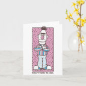 Sesame Street Bert Don't Talk To Me  Kaart (Gele Bloem)