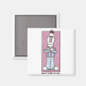 Sesame Street Bert Don't Talk To Me Magneet (Voorkant / Achterkant)