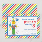 Sesame Street | Bert Gestreepte Verjaardag Kaart (Voorkant / Achterkant)