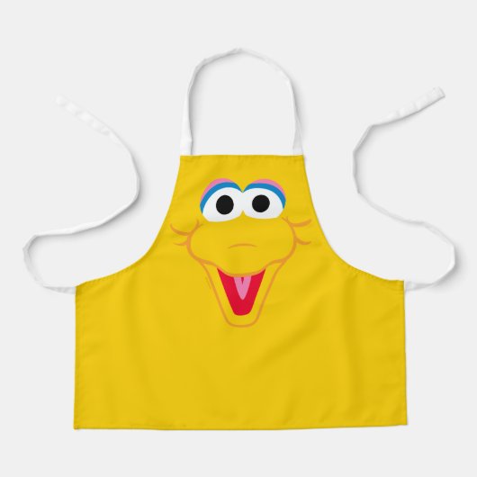 Sesame Street Big Bird Face Schort (Voorkant)