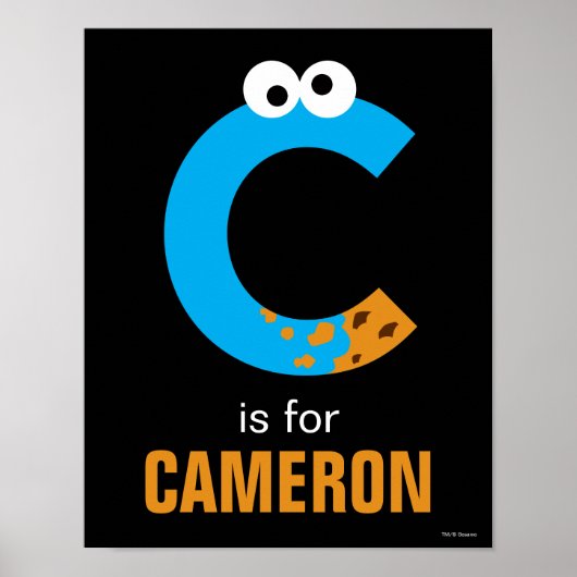 Sesame Street | C is voor Cookie Monster Poster (Voorkant)