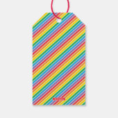 Sesame Street Chalkboard Regenboog Verjaardag Van Cadeaulabel (Achterkant)