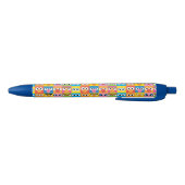 Sesame Street Character Eyes Pattern Blauwe Inkt Pen (Bodem)