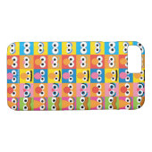 Sesame Street Character Eyes Pattern Case-Mate iPhone Case (Achterkant (Horizontaal))
