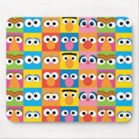 Sesame Street Character Eyes Pattern