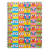 Sesame Street Character Eyes Pattern Notitieboek (Voorkant)