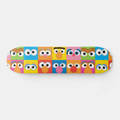 Sesame Street Character Eyes Pattern Persoonlijk Skateboard (Horizontaal)