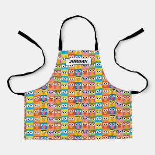 Sesame Street Character Eyes Pattern Schort