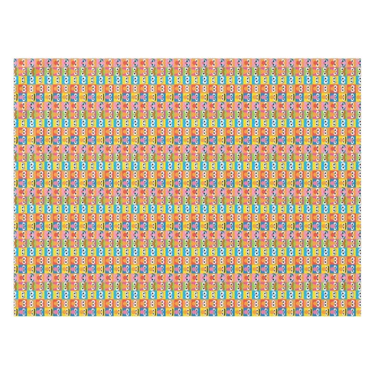 Sesame Street Character Eyes Pattern Tafelkleed (Voorkant (Horizontaal))