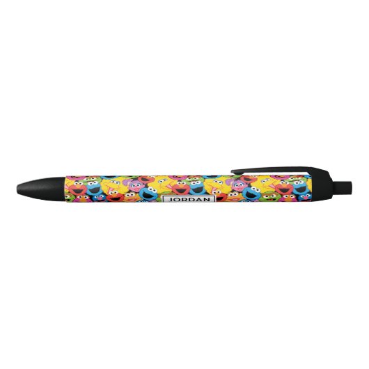 Sesame Street Character Facter Pattern Blauwe Inkt Pen (Bovenkant)