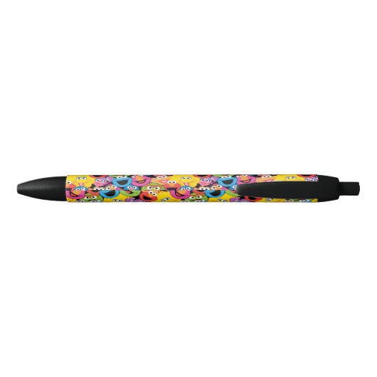 Sesame Street Character Facter Pattern Blauwe Inkt Pen (Achterkant)