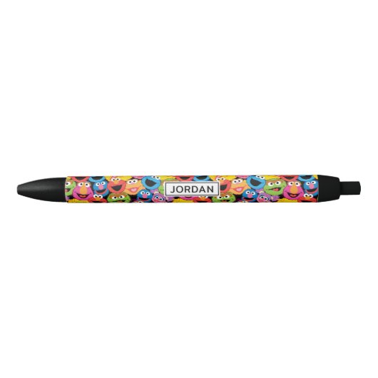 Sesame Street Character Facter Pattern Blauwe Inkt Pen (Voorkant)