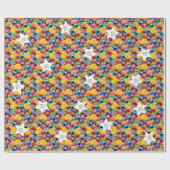 Sesame Street Character Facter Pattern Cadeaupapier (Vlak)