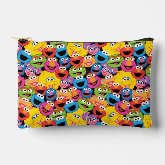 Sesame Street Character Facter Pattern Etui (Voorkant)