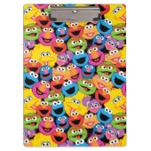 Sesame Street Character Facter Pattern Klembord (Voorkant)