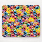 Sesame Street Character Facter Pattern Muismat (Voorkant)
