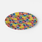 Sesame Street Character Facter Pattern Papieren Bordje (Gekanteld)