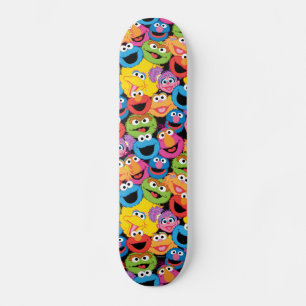 Sesame Street Character Facter Pattern Persoonlijk Skateboard