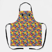 Sesame Street Character Facter Pattern Schort (Voorkant)
