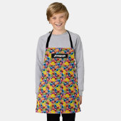 Sesame Street Character Facter Pattern Schort (Gedragen)