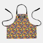 Sesame Street Character Facter Pattern Schort (Voorkant)
