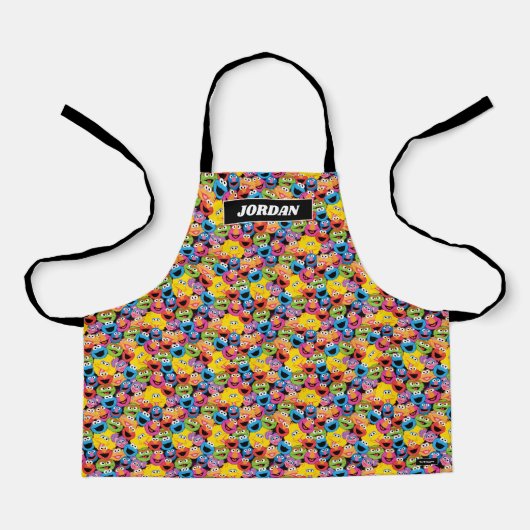 Sesame Street Character Facter Pattern Schort (Voorkant)