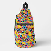 Sesame Street Character Facter Pattern Sling Bag (Voorkant)
