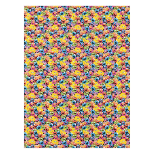 Sesame Street Character Facter Pattern Tafelkleed (Voorkant)