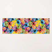 Sesame Street Character Facter Pattern Yogamat (Voorkant (horizontaal))