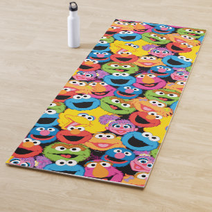 Sesame Street Character Facter Pattern Yogamat