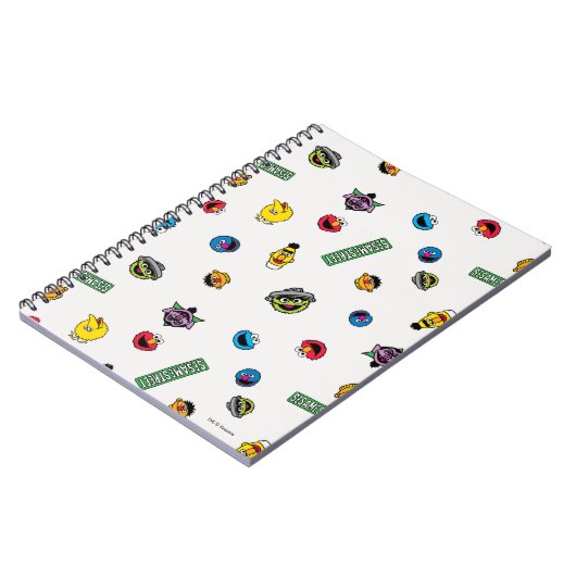 Sesame Street Character Pattern Notitieboek (Linkerzijde)