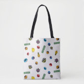 Sesame Street Character Pattern Tote Bag (Voorkant)
